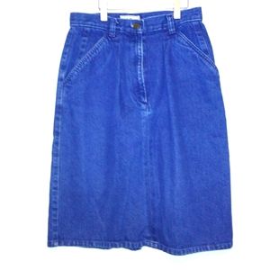 L.L. Bean Vintage Jean Skirt